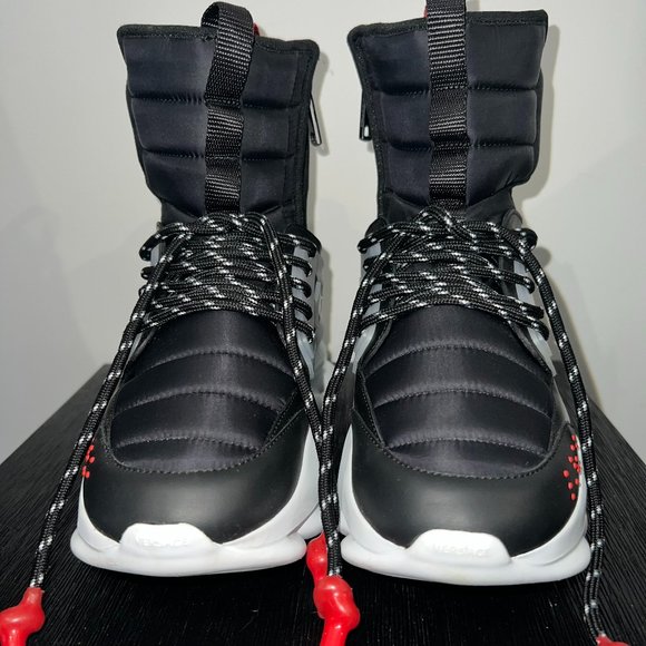 Versace Chain Reaction High Top Sneaker Boots - Picture 9 of 10